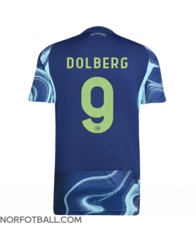 Billige Fotballdrakt Ajax Kasper Dolberg #9 Replika Bortedrakt 2025-26 Kortermet Billige Fotballdrakt Ajax Kasper Dolberg #9 Replika Bortedrakt 2025-26 Kortermet